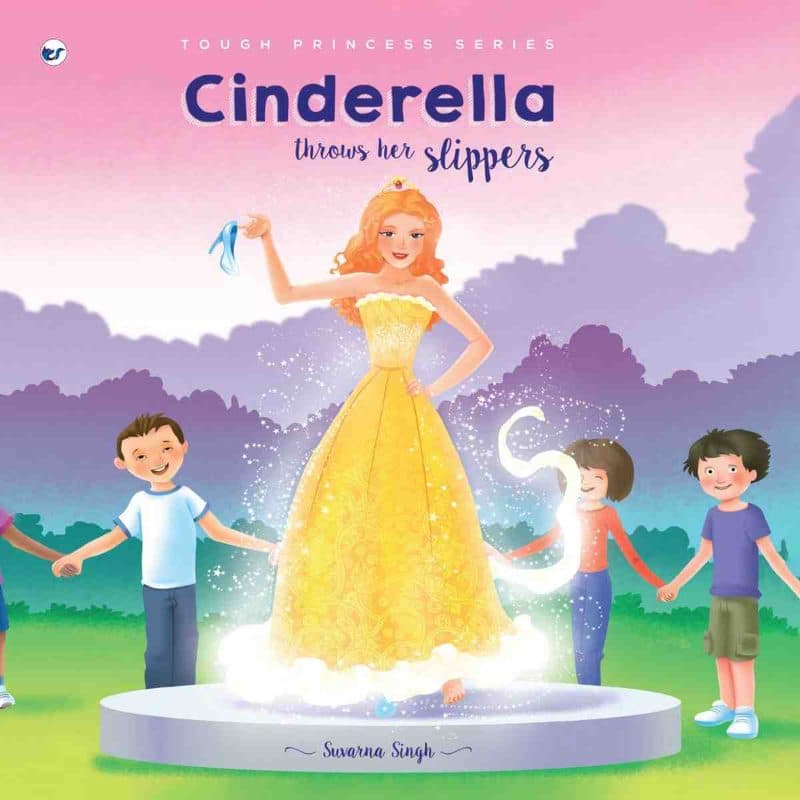Cinderella throws her slippers