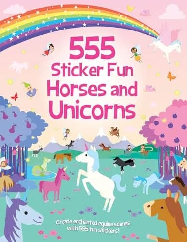 555 Sticker Fun-Horses and Unicorns