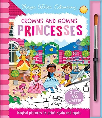 Magic Water Colouring-Crowns and Gowns -Princesses