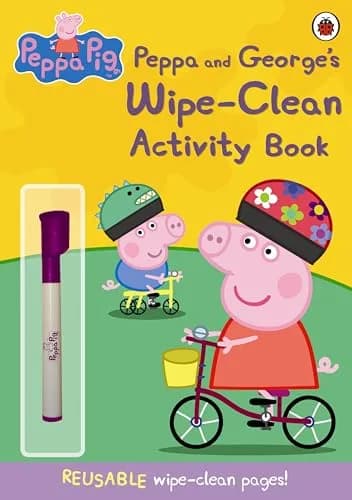 PEPPA PIG : PEPPA AND GEORGES WIPE - CLEAN ACTIVITY BOOK