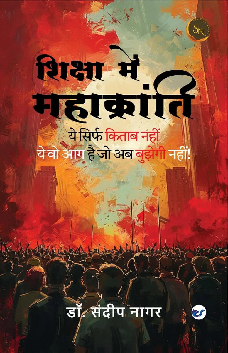 शिक्षा में महाक्रांति (Siksha main Mahakranti): ये सिर्फ किताब नहीं — ये वो आग है जो अब बुझेगी नहीं! (Yeh sirf Kitab nhi- yeh woh aag hai jo bujhegi nhi)