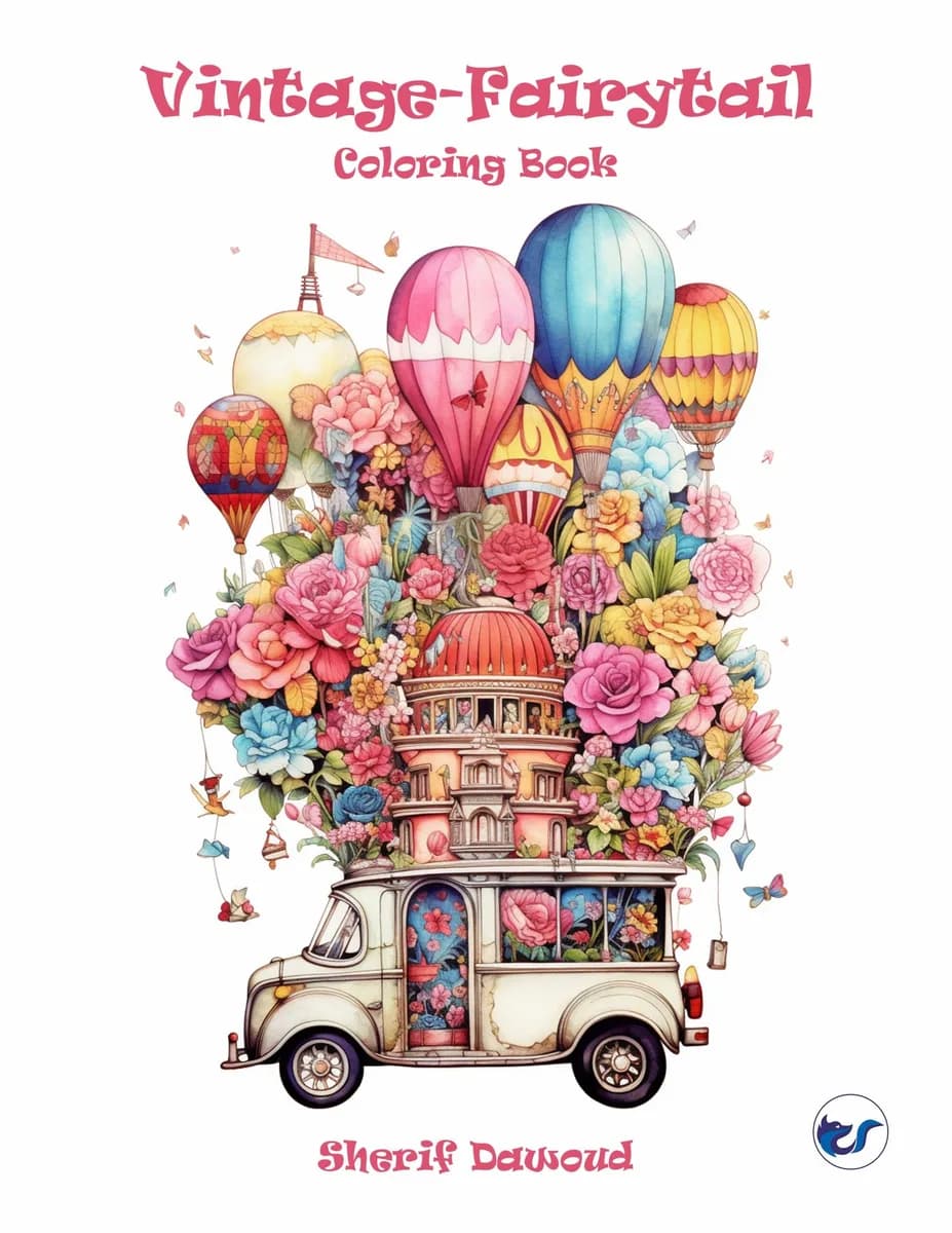 Vintage-Fairytale Coloring Book
