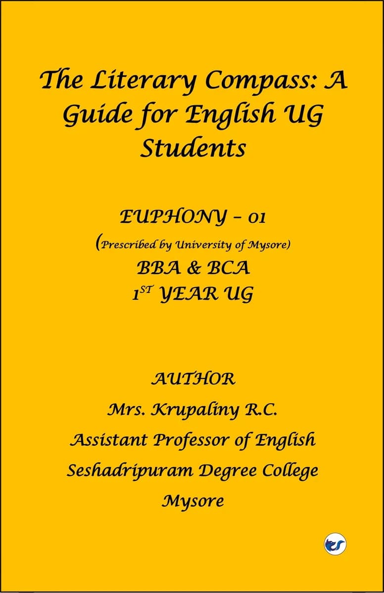 The Literary Compass: A Guide for English UG Students