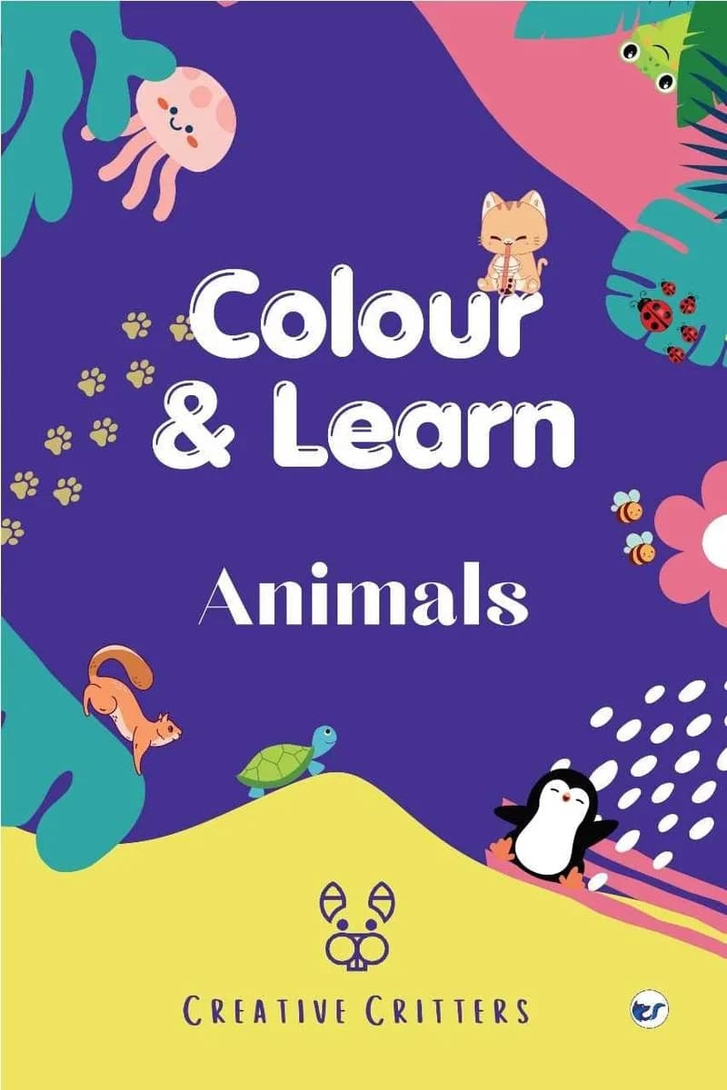 Colour & Learn - Animal Edition:Discover a fact about your favorite animal while coloring