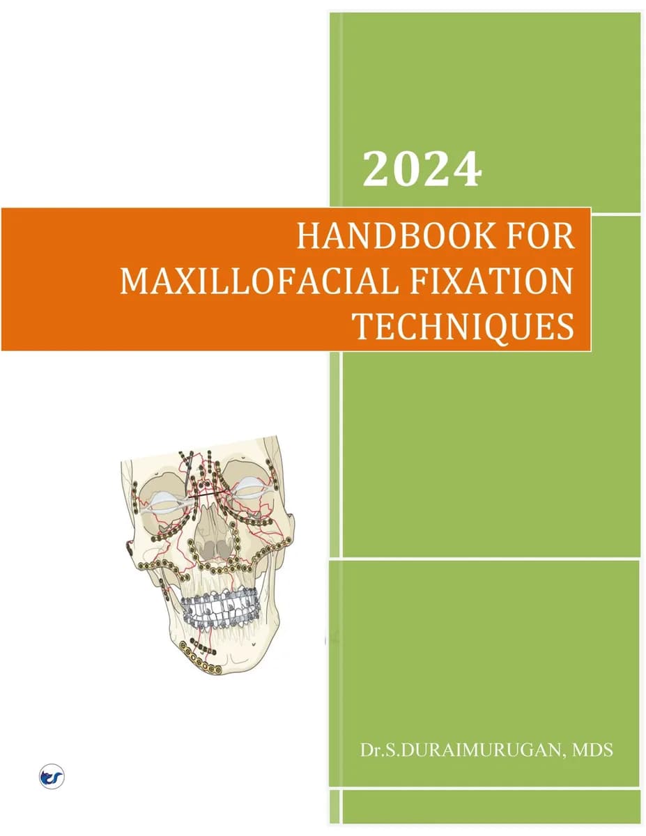 Handbook of Maxillofacial Fixation Techniques