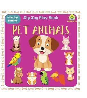Zig Zag Play Book - Pet Animals