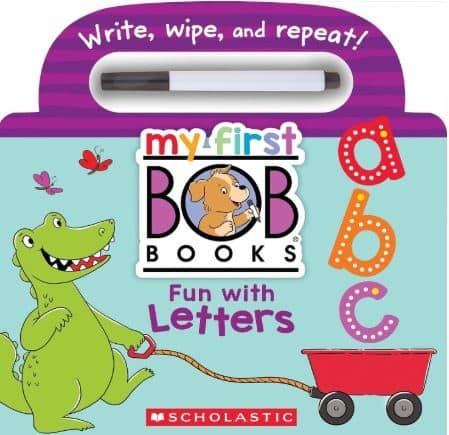 BOB BOOKS: FUN WITH LETTERS (WIPE-CLEAN BOARD BOOK)