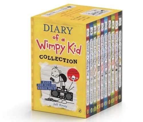 DIARY OF A WIMPY KID COLLECTION - 10 BOOKS BOXSET (BOOKS 1-10)