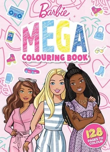 Barbie Mega Colouring 2026