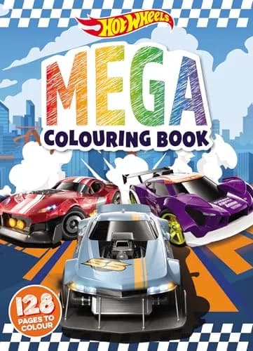 HOT WHEELS: MEGA COLOURING BOOK (MATTEL) 2025