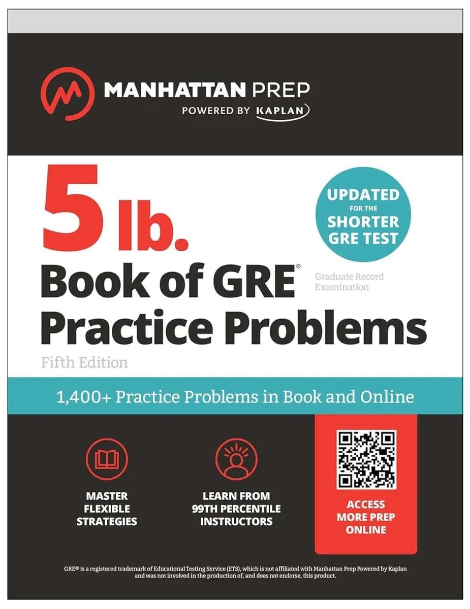 5 lb. Book of GRE Practice Problems