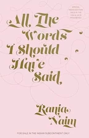 All the Words I should Have Said (English)