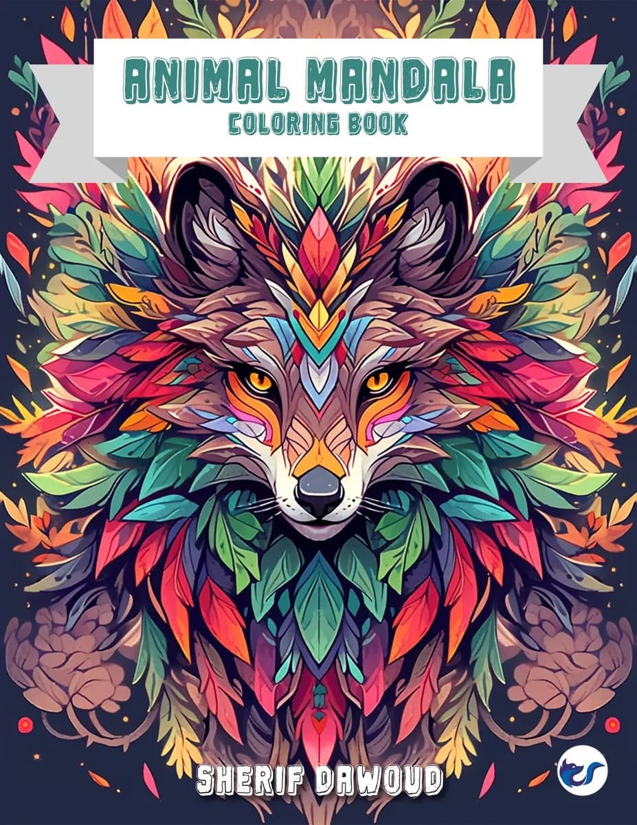 Animal Mandala Coloring Book
