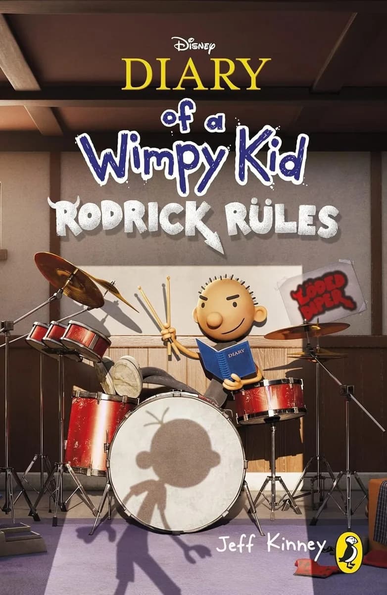 Diary of a Wimpy Kid: Rodrick Rules (Book 2) Disney Cover