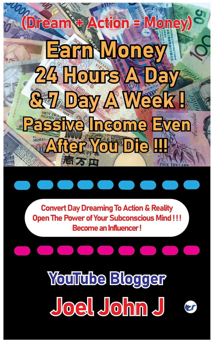 Earn Money 24 Hours A Day & 7 Day A Week ! Passive Income Even After You Die ! ! ! : Convert Day Dreaming To Action & Reality Open The Power of Your Subconscious Mind ! ! ! Become an Influence