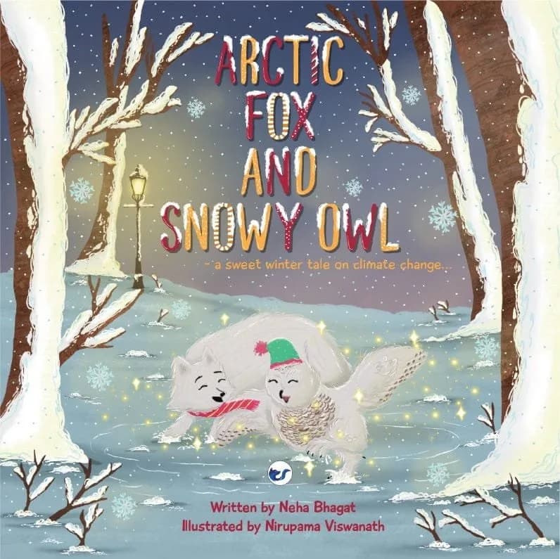 Arctic Fox And Snowy Owl
