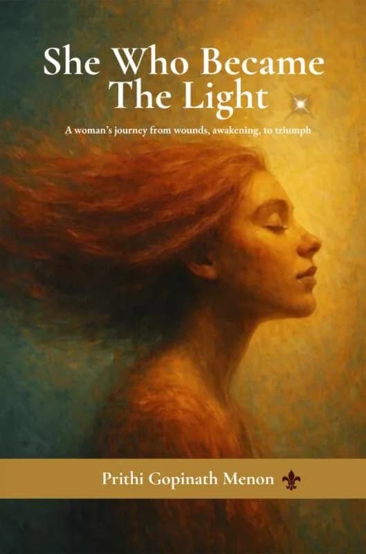 She Who Became the Light: A woman's journey from wounds, awakening to triumph