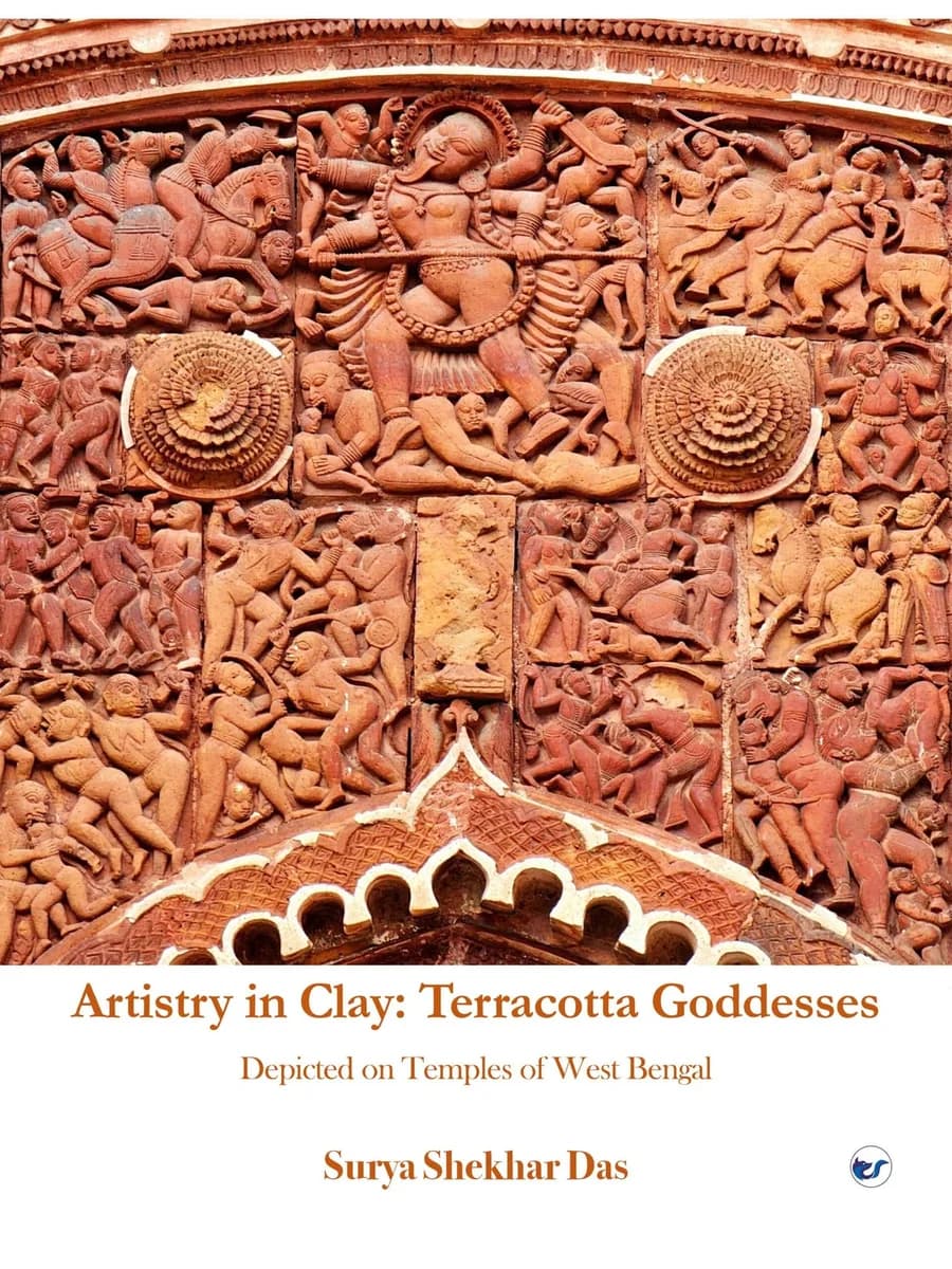 Artistry in Clay: Terracotta Goddesses Depicted on Temples of West Bengal
