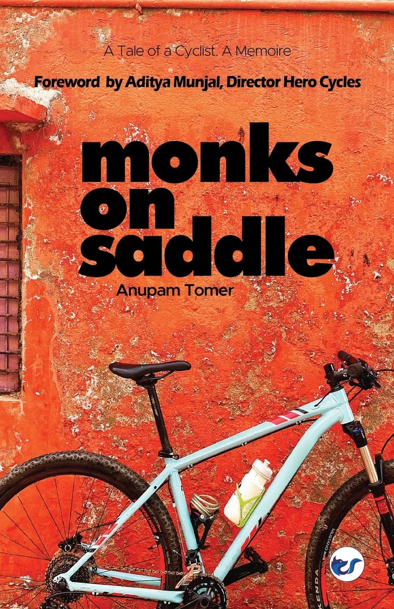 Monks On Saddle By Anupam Tomer