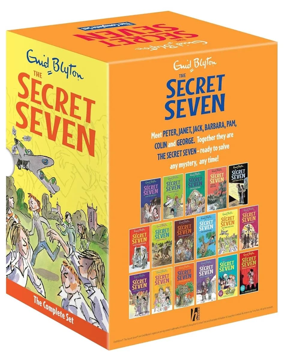 SECRET SEVEN COMPLETE BOX SET OF 17 TITLES