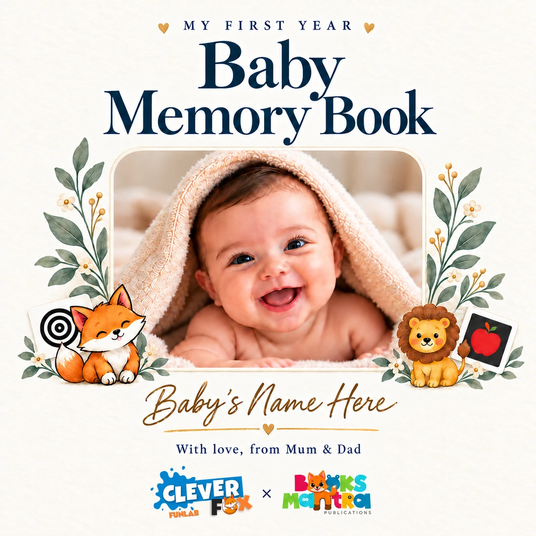 Made just for your little one — baby memory book preview